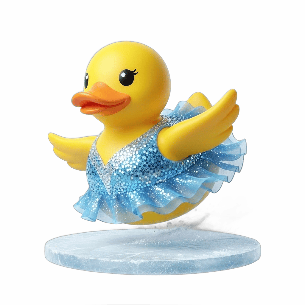 Figure Skater Duck